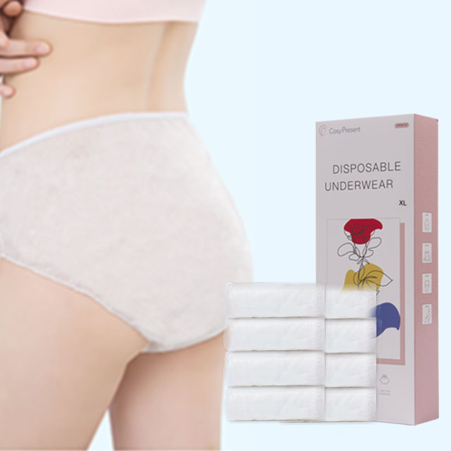 Plus Size Non Woven Fabric Disposable Underwear for Adults