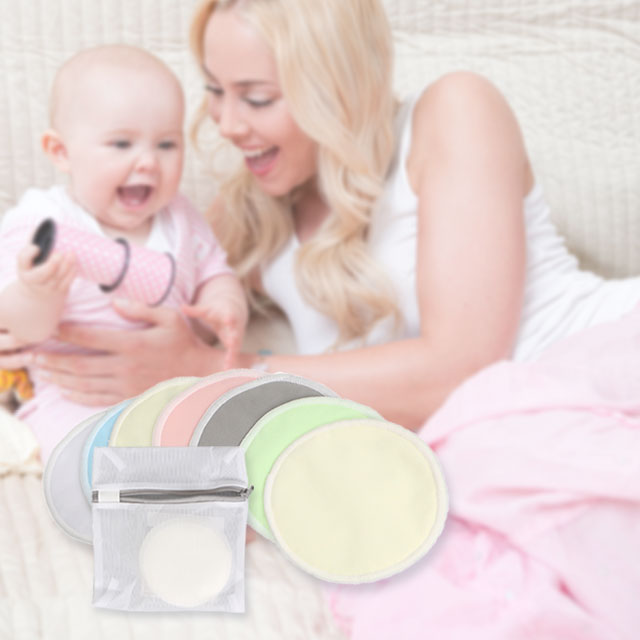 Custom Washable Round Shape Breast Pads