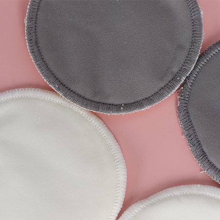 Custom Washable Round Shape Breast Pads