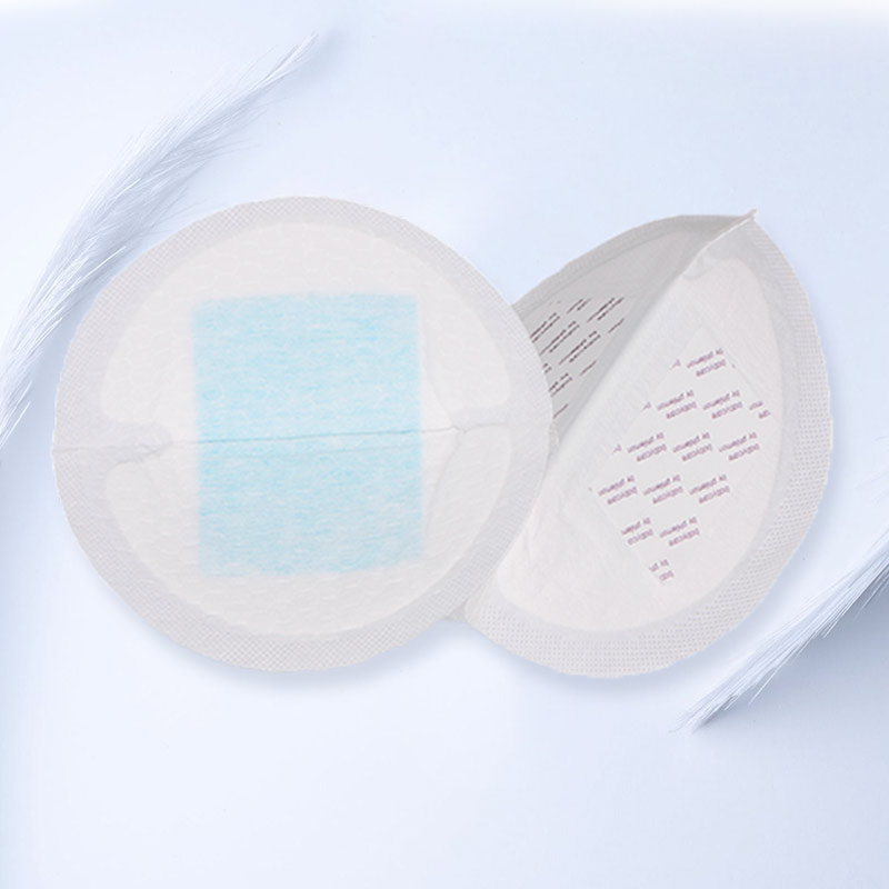 Breathable Disposable Maternity Breast Pads with Blue Core