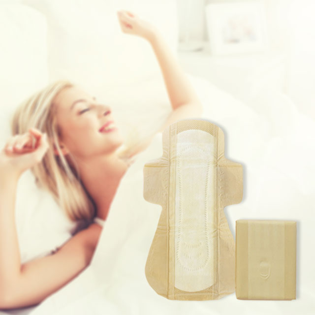 Free Sample Custom Natural Bamboo Woman Sanitary Pads 