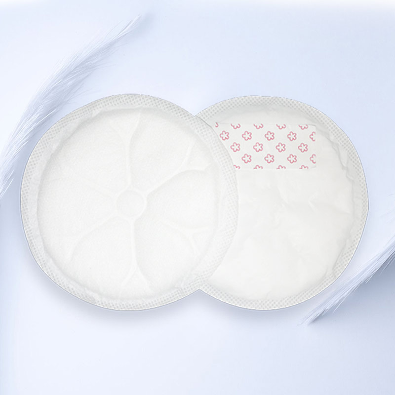 Round Shape Breastfeeding Nursing Pads with Flower Diversion