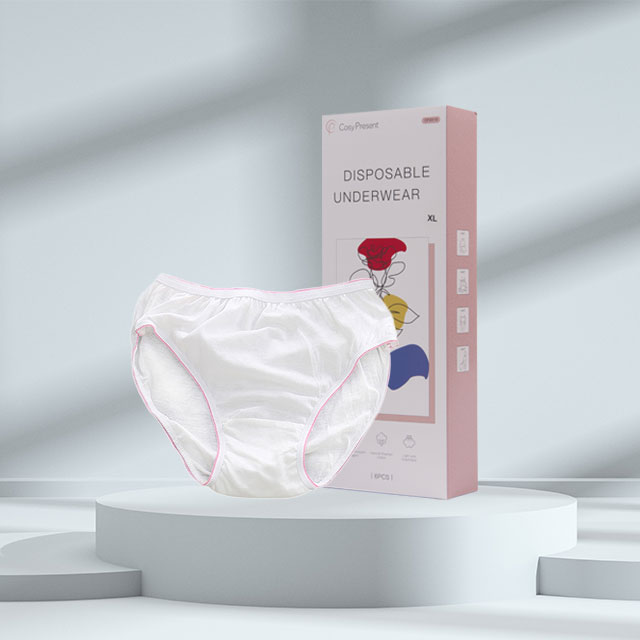 Comfort Care Disposable Cotton Underwear for Travel