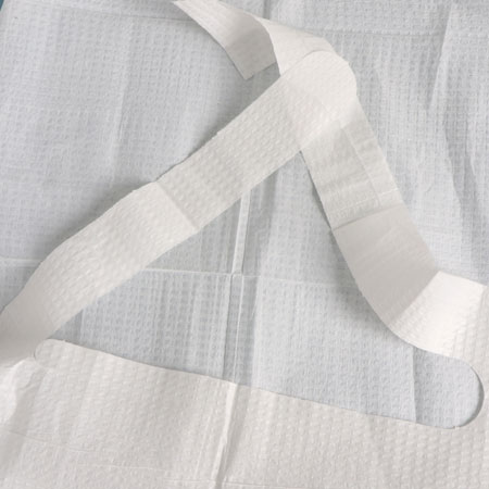 Waterproof Custom White Disposable Bibs for Adults