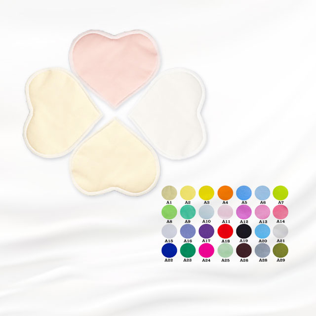 Bamboo Heart Shape Reusable Free Sample Breast Pads