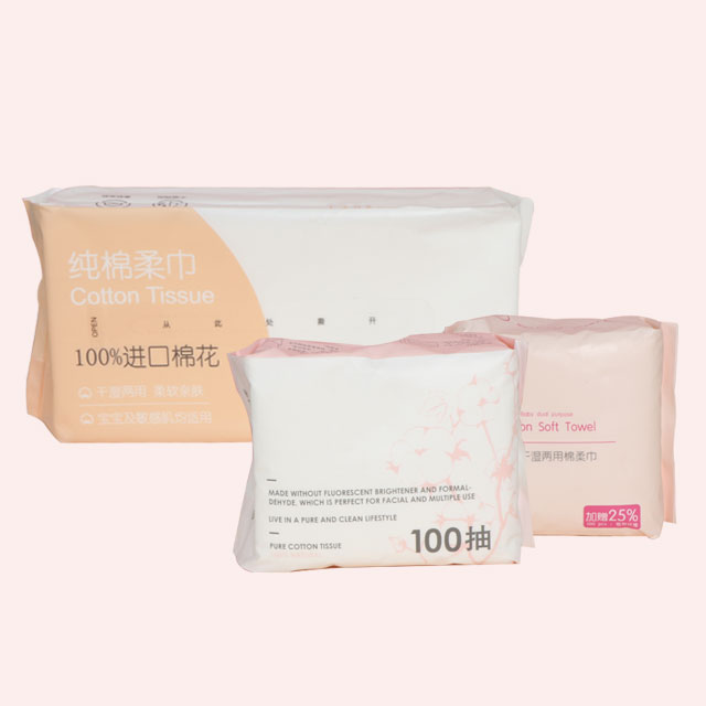 Cosmetic Disposable Soft Wholesale Soft Cotton Tissue