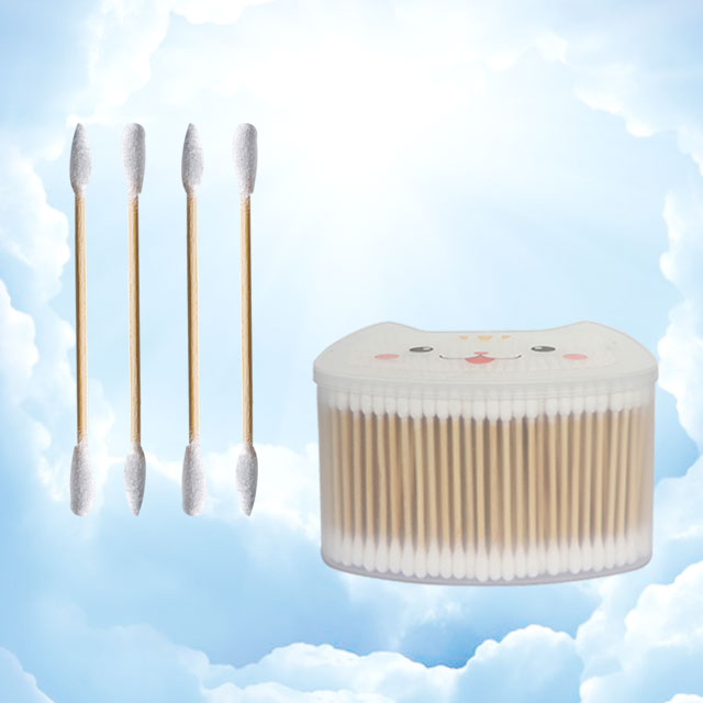Free Sample Disposable Cotton Swab with Wooden Stick