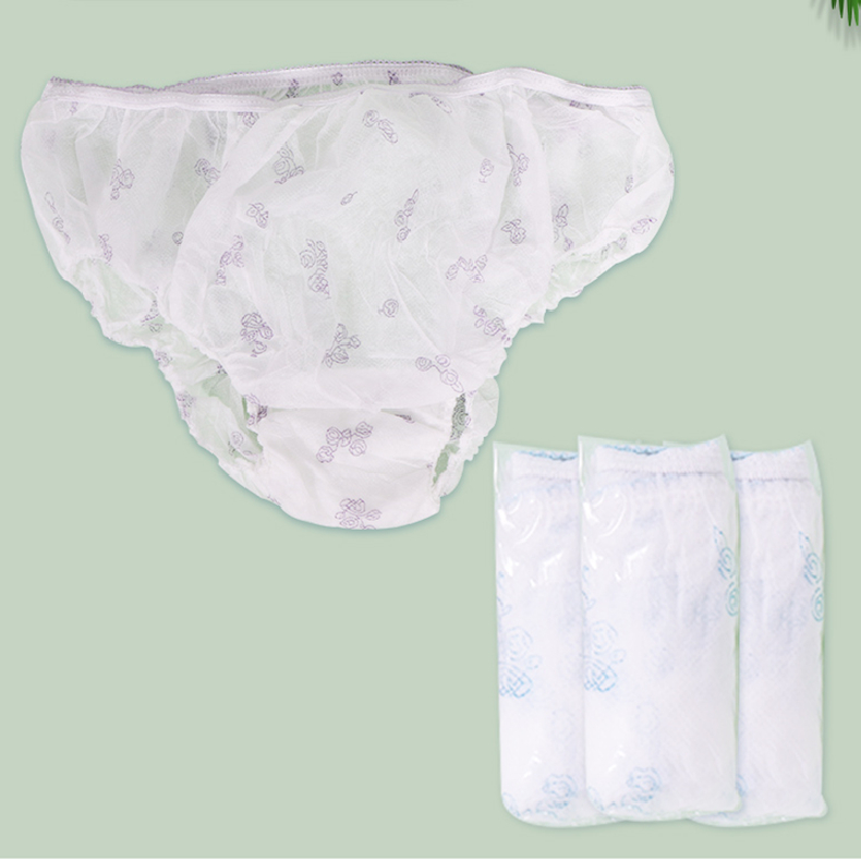 Travel Print Breathable Soft Adults Disposable Underwear