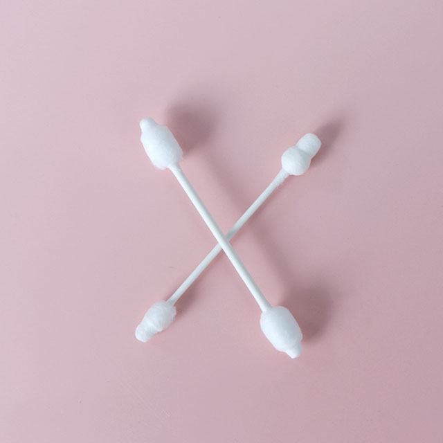 Eco Friendly Paper Stick Disposable Travel Makeup Cotton Swabs 