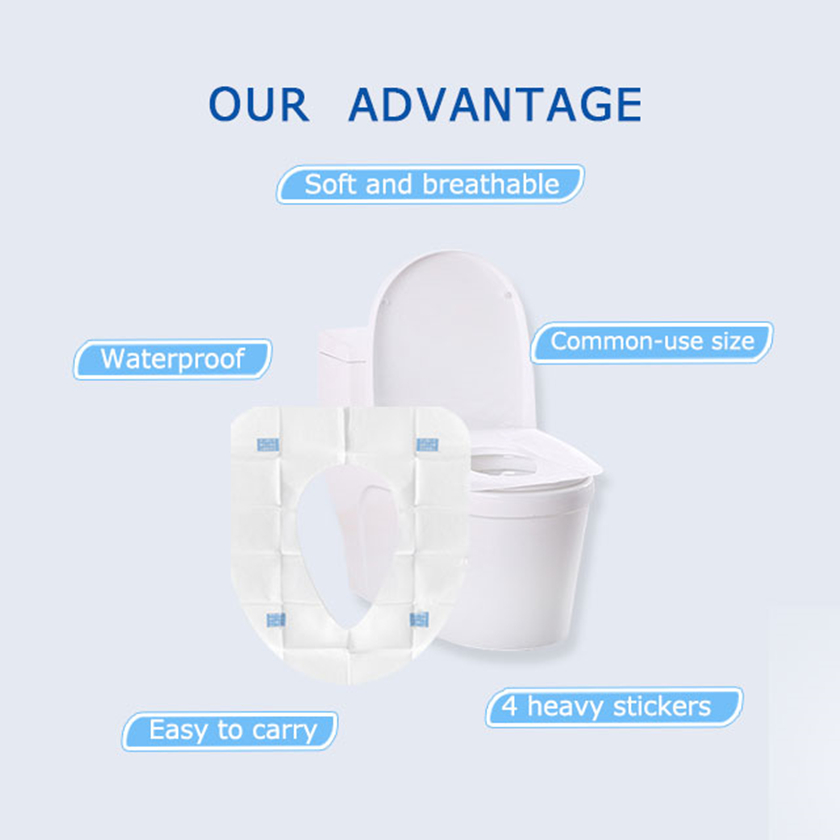 portable disposable toilet seat cover