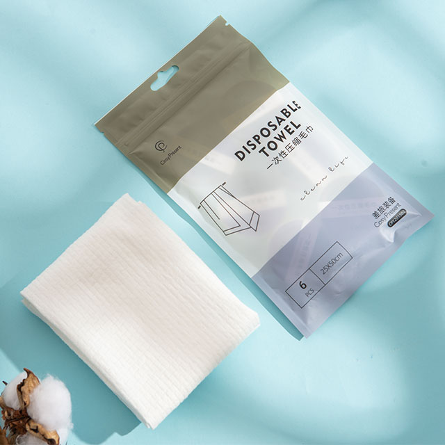 soft travel package free sample white absorbent disposable compressed towel