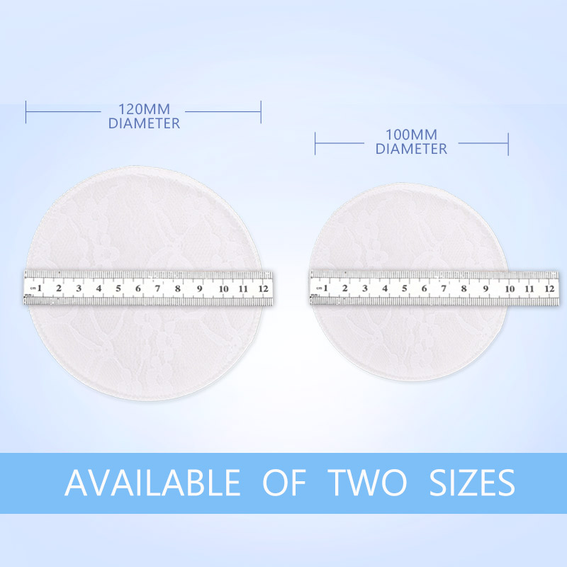 Breathable Lace Washable Maternity Round Shape Reusable Breast Pads