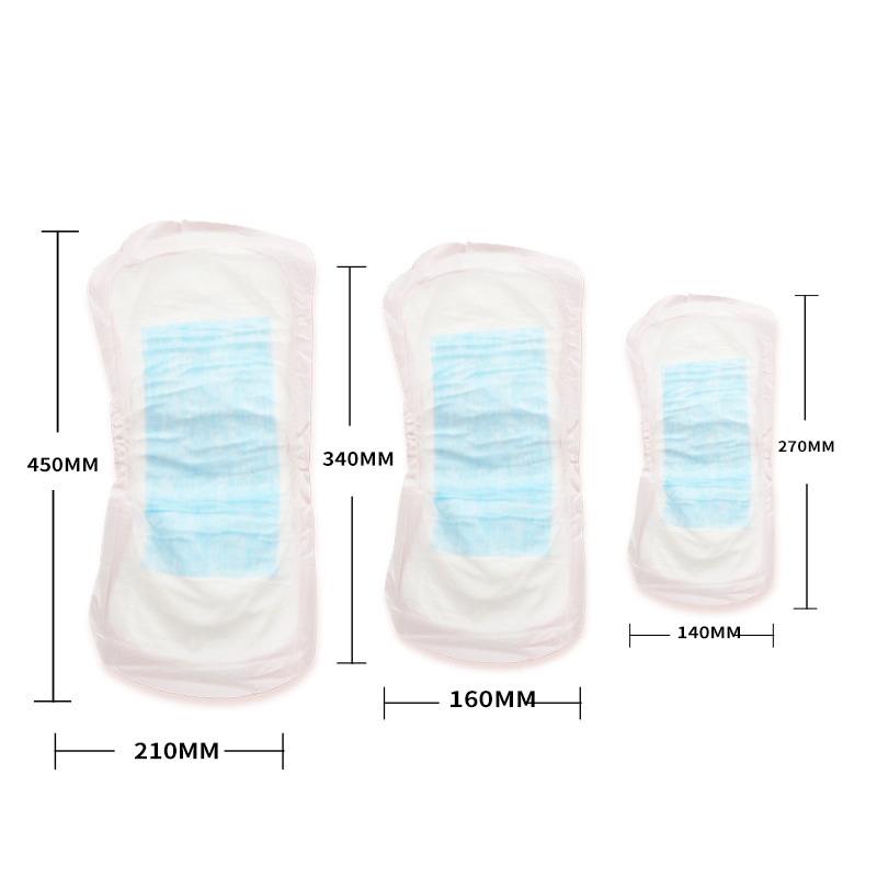 Wingless Super Absorption Disposable Breathable Maternity Sanitary Napkin Pads