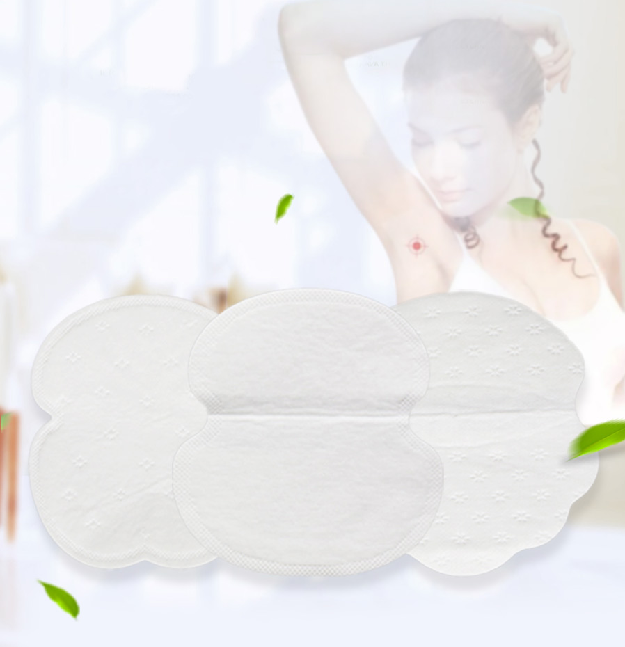 Hot Summer Anti Sweat White Disposable Underarm Pads for Adults 