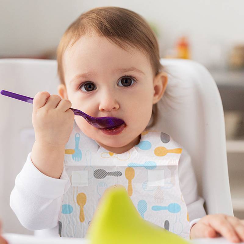 Have you used bibs when your babies eating?