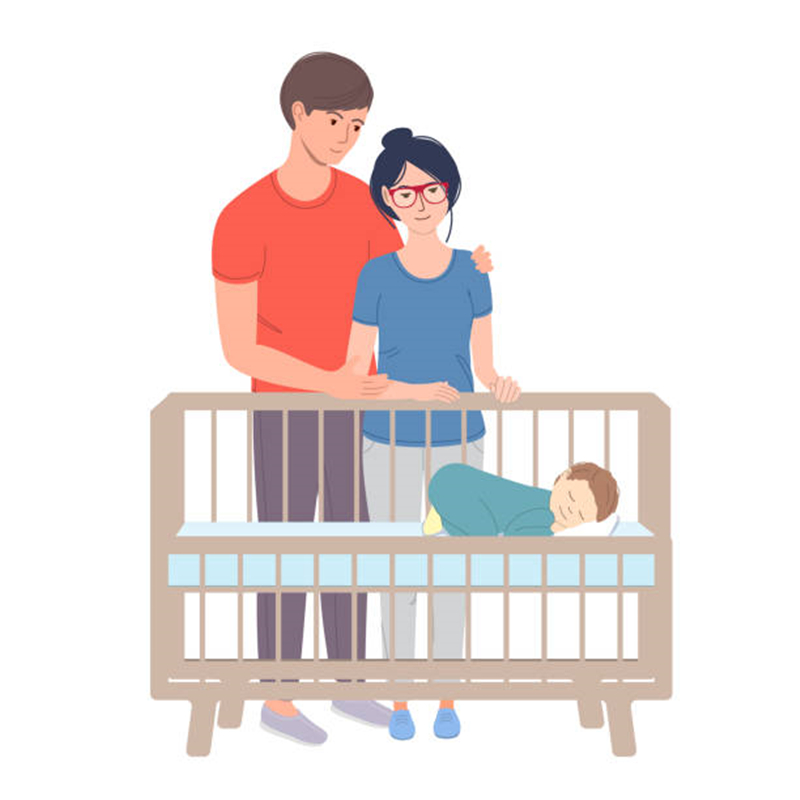 Is it ok for babies to sleep with parents on night ? 
