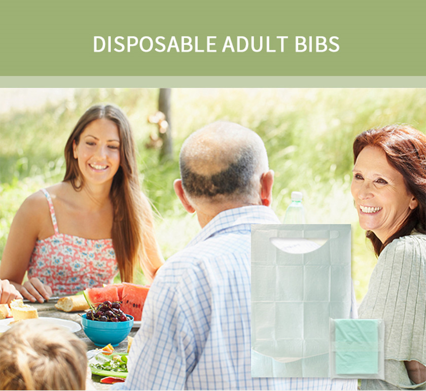 disposable adult bibs 