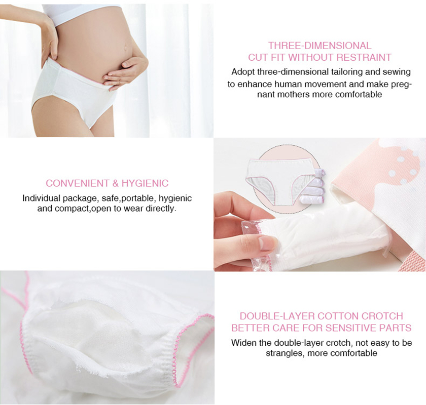 low waist breathable white free samples cotton disposable