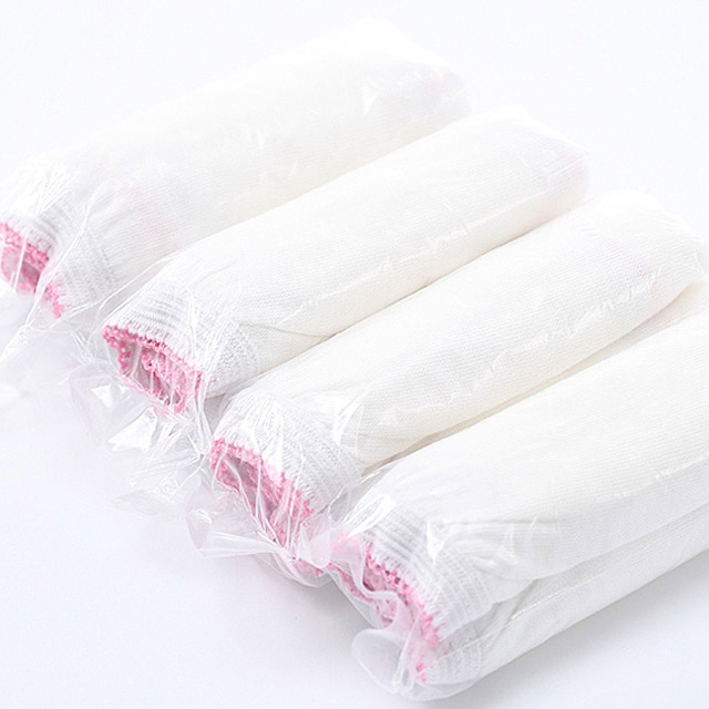 plus size white soft high waist disposable cotton underwear for postpartum 