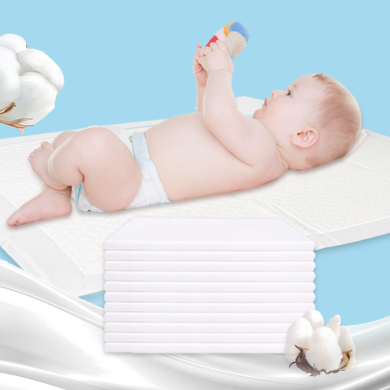 absorbent wingless breathable disposable diaper urine pad 