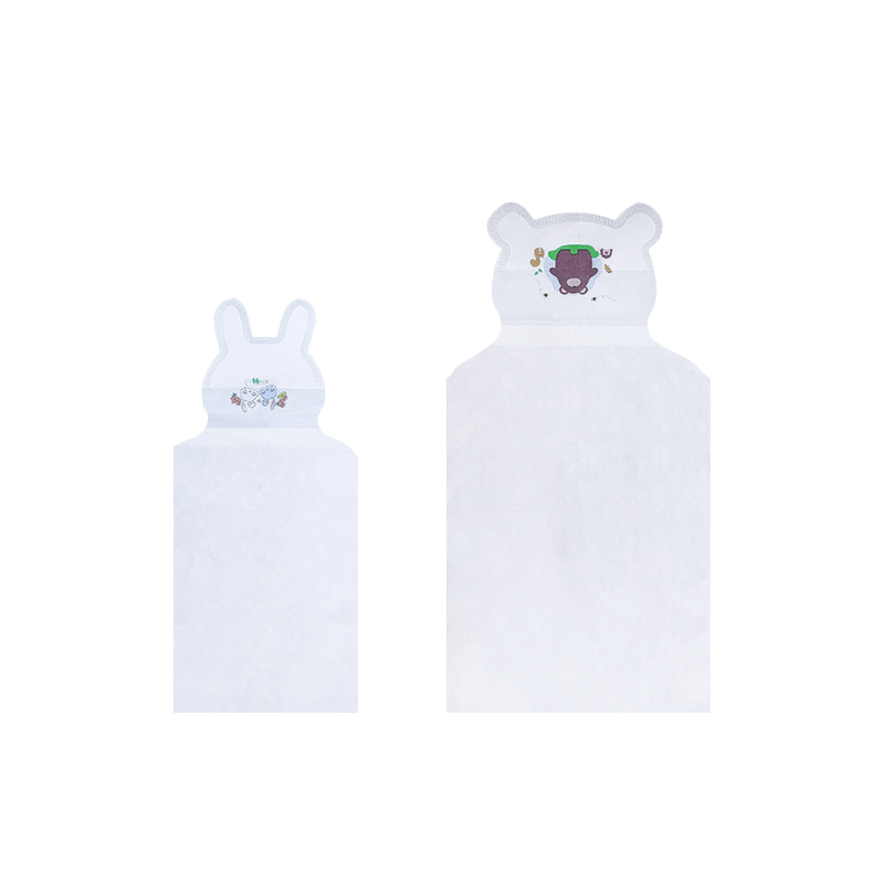 free sample breathable white cute disposable baby sweat towel