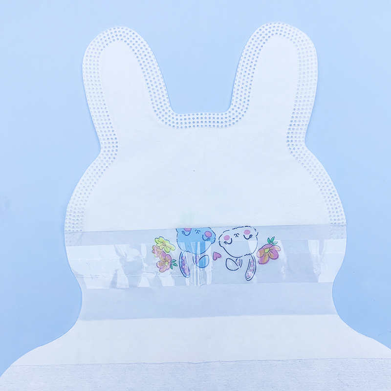 free sample breathable white cute disposable baby sweat towel