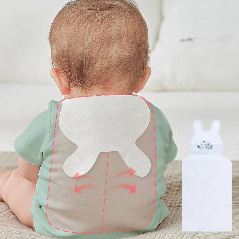 free sample breathable white cute disposable baby sweat towel