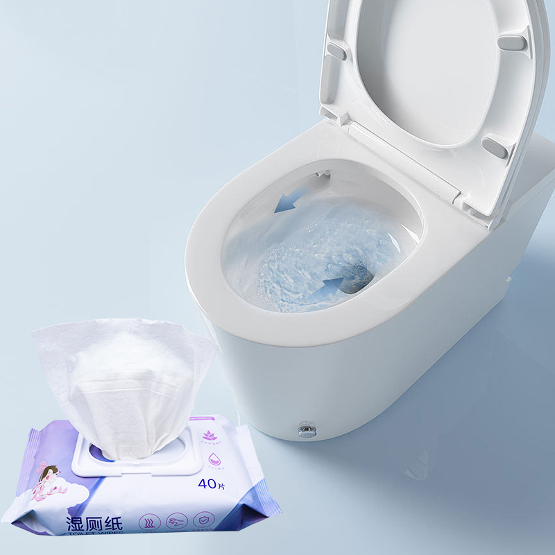 soft private label cheap wholesale custom flushable wet toilet paper 